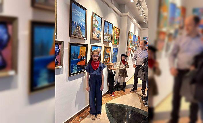 Çocukların renkli dünyası sanatla buluştu