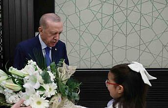 Cumhurbaşkanı Erdoğan, 23 Nisanda minik misafirlerini ağırladı