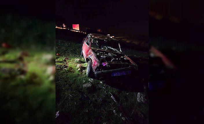 Diyarbakırda otomobil takla attı: 1 yaralı
