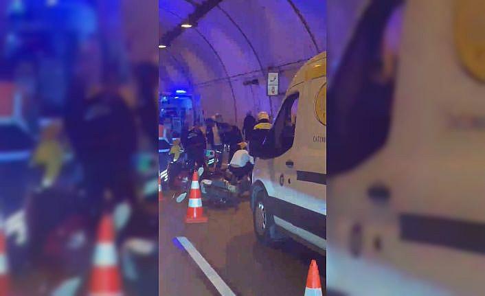 Dolmabahçe Tünelinde kaza yapan motosiklet sürücüsü hayatını kaybetti