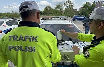 Düzcede denetimlerde 165 araç trafikten men edildi