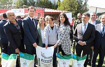 Erzincanda tohum, fide ve fidan dağıtımı yapıldı