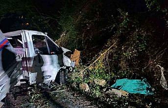 Giresunda trafik kazası: 1 ölü, 1 yaralı