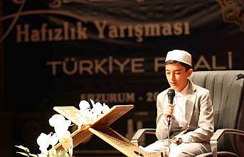 Hafızlık yarışması Türkiye finali Erzurumda yapıldı