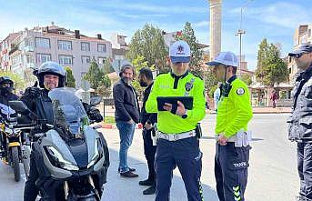 Hayraboluda motosiklet denetimi