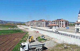 İnönü ilçesinde yol çalışmaları başladı