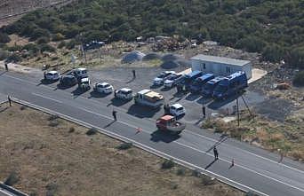 Jandarma havadan trafik denetimi gerçekleştirdi