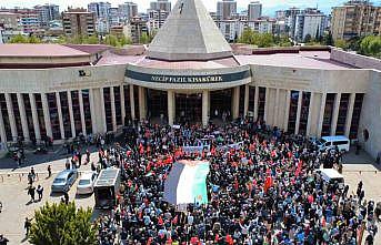 Kahramanmaraştan Filistinlilere destek yürüyüşü