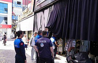 Kaldırım işgaline karşı denetimleri sürdürüyor