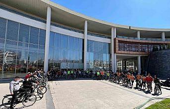 Kalp sağlığı için pedal çevirdiler