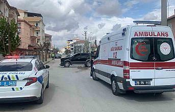 Karamanda cip ile otomobil çarpıştı: 2 yaralı