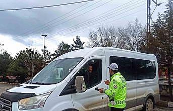 Karsta okul servisleri trafiğin radarında