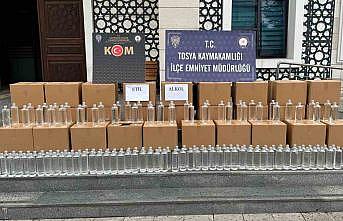 Kastamonuda bin litre etil alkol ele geçirildi