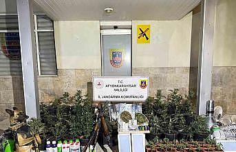 Kenevir yetiştiren şahıslar esrar ve uyuşturucu haplarla yakalandı