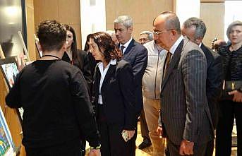 Konyada Kudüs ve Gazze temalı resim sergisi