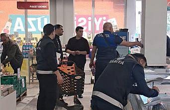 Köşkte zabıta ekiplerinden denetim