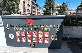 Kuluda şehitler için anıt yapıldı