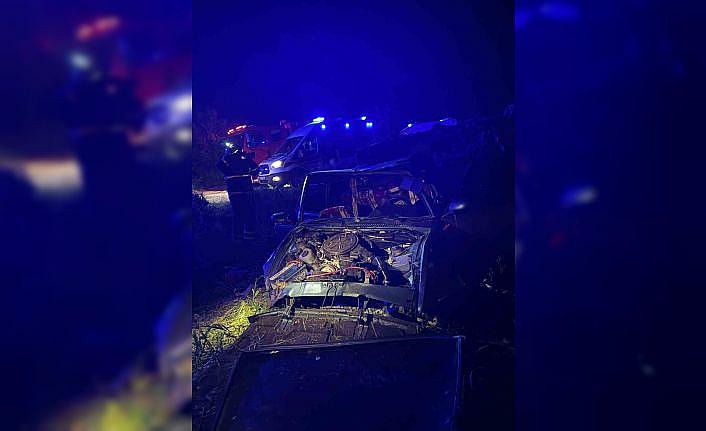 Lüleburgazda trafik kazasında iki kişi ağır yaralandı