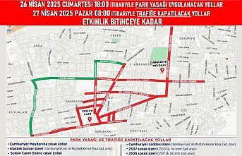 Manisada çok sayıda yol ve sokak trafiğe kapatılacak