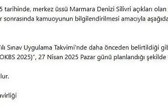 MEB açıkladı: İOKBS 2025 planlanan tarihte gerçekleşecek