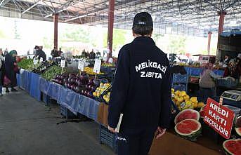 Melikgazide pazar yerlerinde denetim yapıldı
