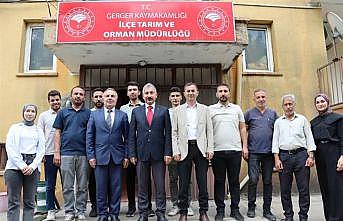 Müdür Akkan, Gergerdeki çalışmaları yerinde inceledi