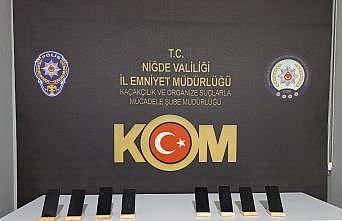 Niğdede kaçakçılık operasyonu: 3 gözaltı
