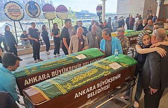 Oğlu tarafından vurulan eski milletvekilinin eşi son yolculuğuna uğurlandı