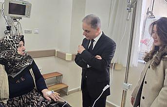 Sağlık Müdürü Tekin, Tercan İlçe Devlet Hastanesinde incelemelerde bulundu