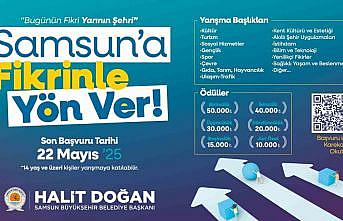 Samsun Büyükşehir Belediyesinden quot;Samsuna Fikrinle Yön Verquot; yarışması