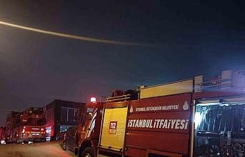 Sancaktepede oto galericiler sitesinde yangın