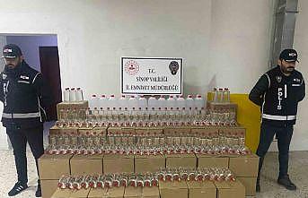 Sinopta bin 300 litre sahte alkol ele geçirildi