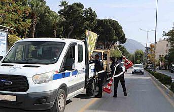 Sökede zabıta ve emniyetten ortak operasyon