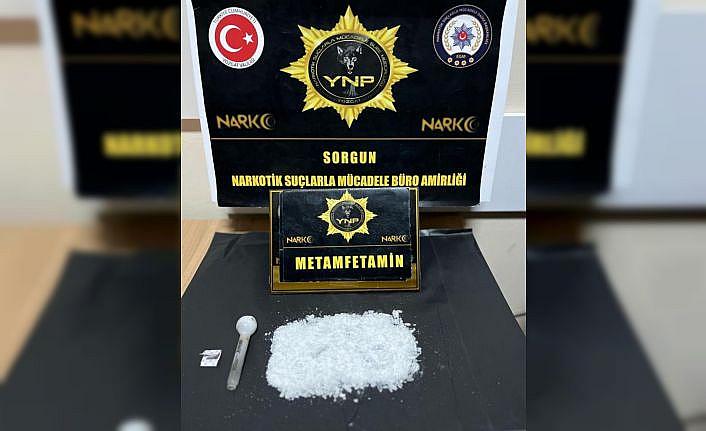Sorgunda metamfetamin ele geçirildi