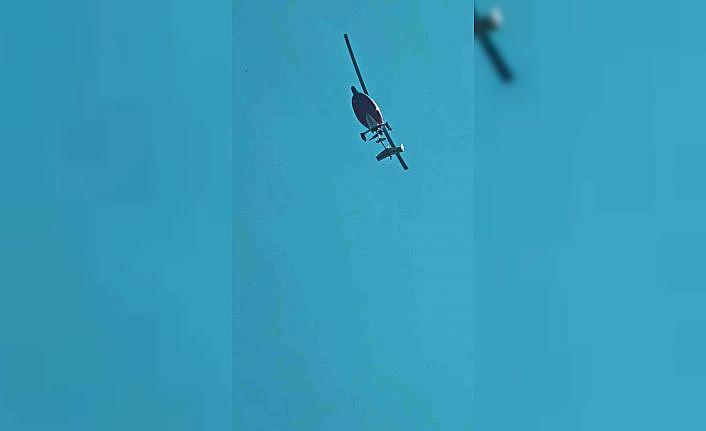 Tekirdağda cayrokopter destekli jandarma denetimi