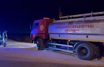 Tekirdağda doğalgaz arama kuyusunda gaz kaçağı