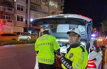 Trafik ekiplerinden ‘reflektör denetimi