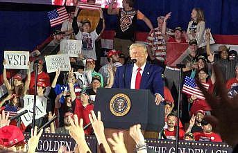 Trump, başkanlığının 100. gününü Michiganda kutladı