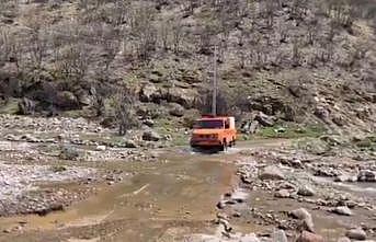 Tuncelide arazide 3 gün mahsur kalan şahıs kurtarıldı