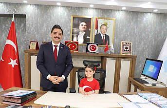Vali Yardımcısı Mahmutoğlu, Jindayı makamında ağırladı