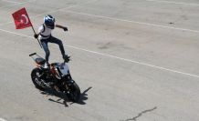 Motosiklet Festivali’nde gösteriler nefes kesti