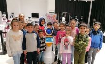 Bağcılarlı minikler robotlarla bir gün geçirdi