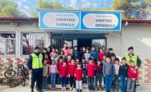 Jandarmadan öğrencilere trafik eğitimi