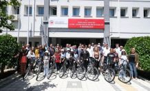Yarışmada dereceye girenlere bisiklet hediyesi