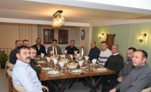 Emekli olan personellerle yemek