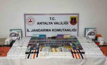 Antalya’da jandarmadan kaçak tütün operasyonu