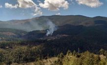 Kavaklıdere’de arazi yangını