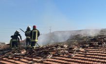 Kulu’da evin garajında yangın