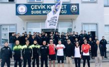 Bursalı maratoncular emniyete koştu
