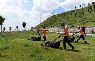 Altındağ’da parklara yoğun bakım